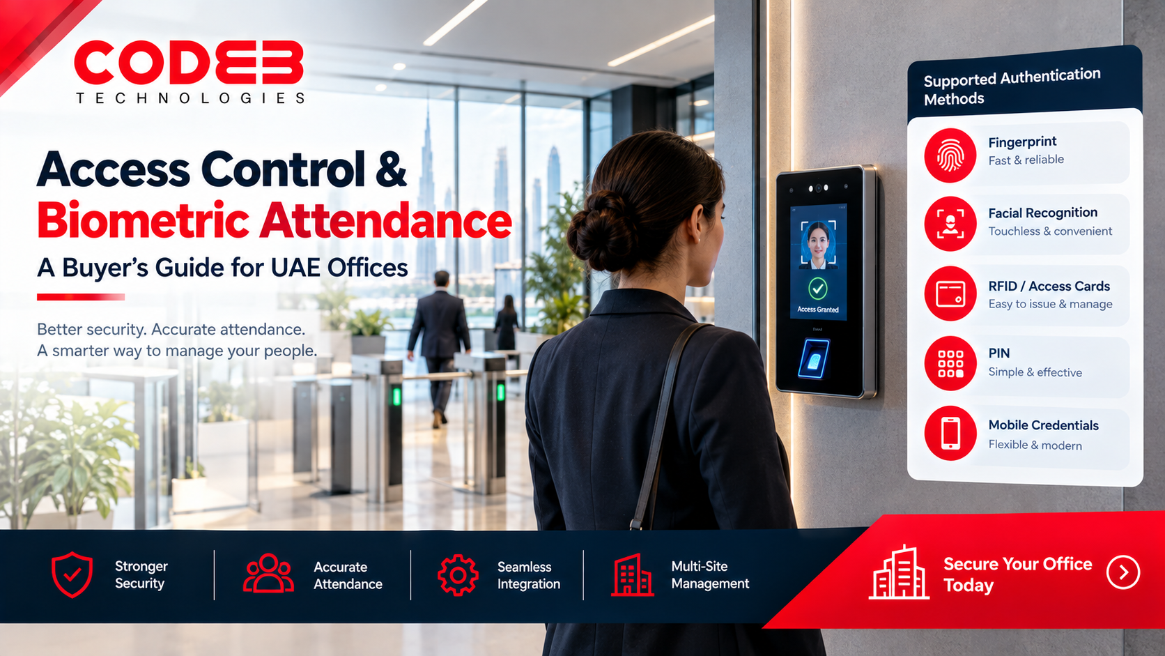 Access Control & Biometric Attendance: A Buyer's Guide for UAE Offices